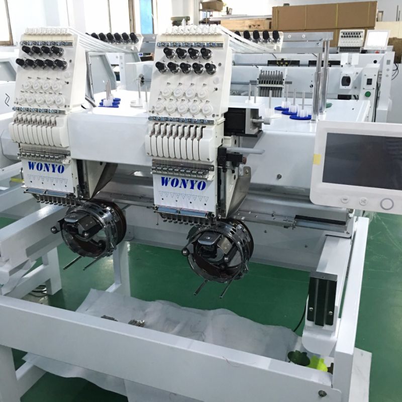 Горячая продажа Wonyo Desktop 2 Head Embroidery Machine Цена