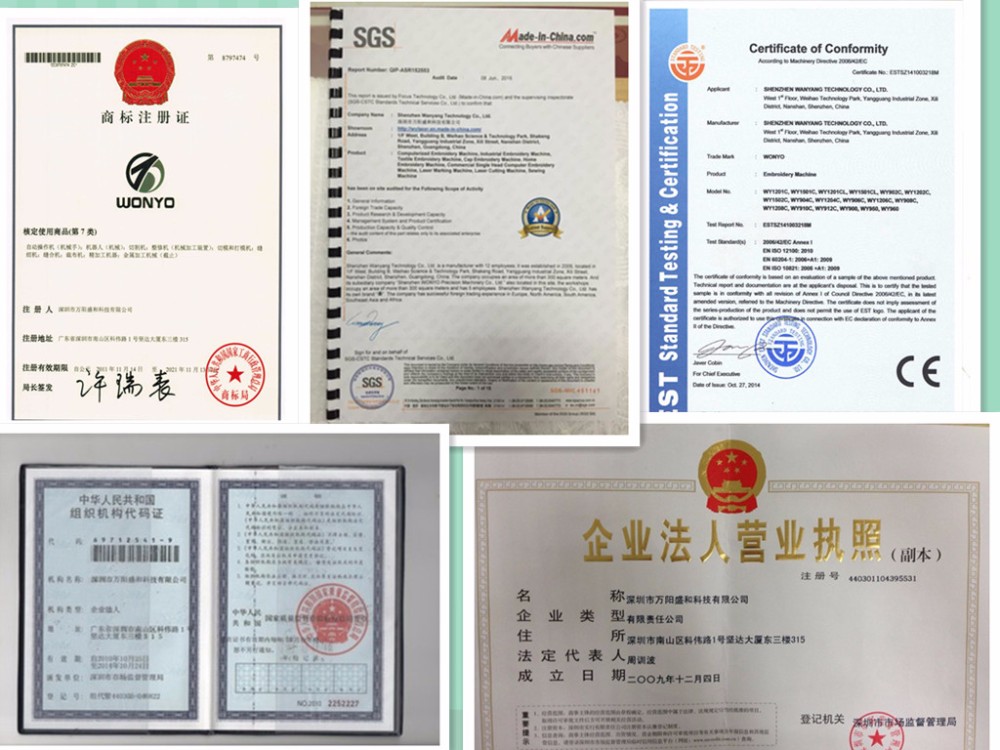 Новый 2017 Компьютеризированный 8 вышивальных машин с головкой и майкой, изготовленных в Китае