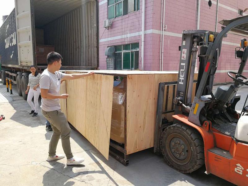 40' Container Of 7 Sets Of Embroidery Machine Shipped
