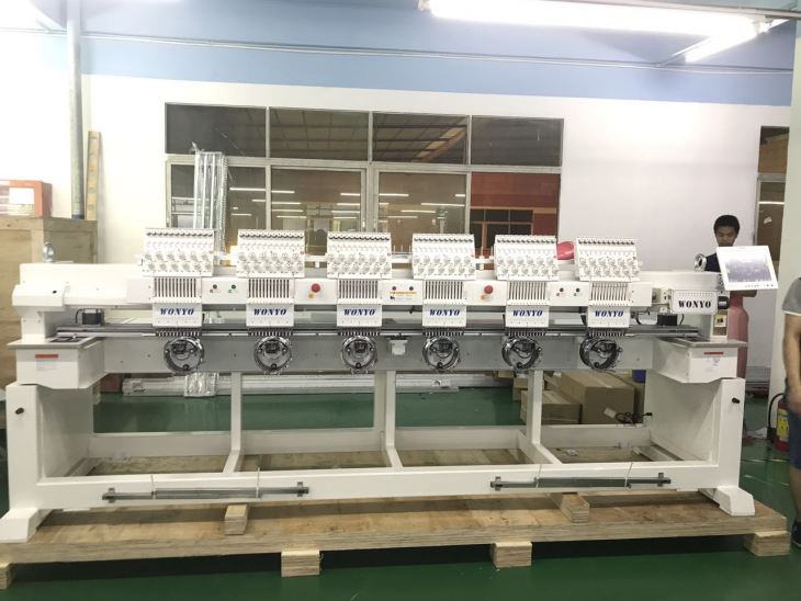 Wonyo 6 Head 12 Needles Cap Embroidery Machine