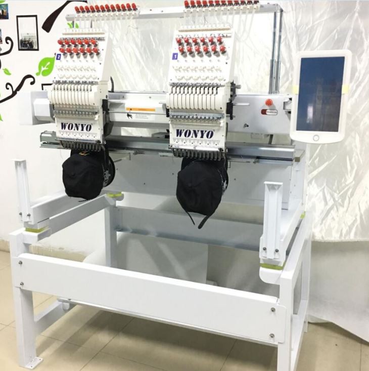 Best 2 Head Computer Embroidery Machine With Good Quality Embroidery Machine Price